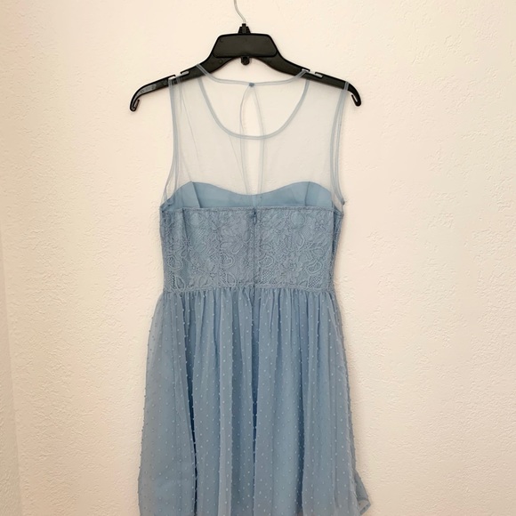 Baby blue retro dress - Picture 2 of 3
